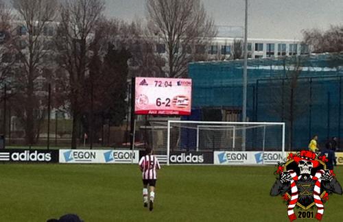 Ajax B1 - PSV B1 (6-2)