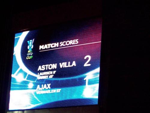 Aston Villa - AFC Ajax (2-1) | 23-10-2008 